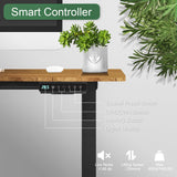 ExaDesk Upgrade Version 63 * 55 inch L Shaped Electric Adjustable Height Standing Desk, Corner Stand Up Desk, Sit Stand Computer L Desk for Gaming ExaDesk