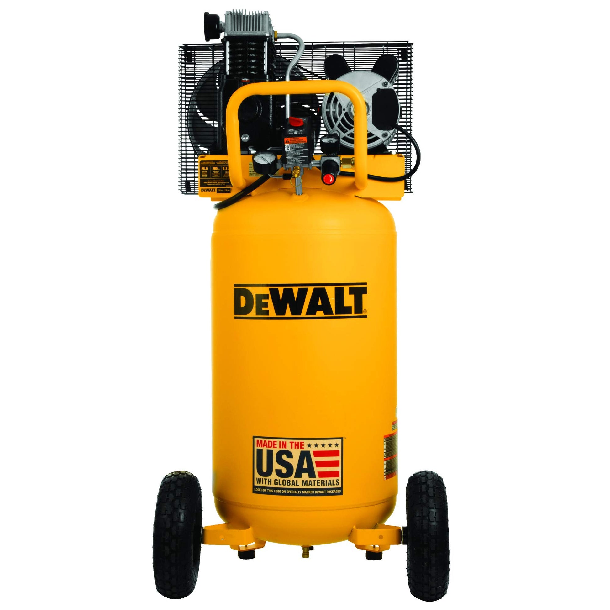 DEWALT 200 PSI 2.0 HP 25 Gallon Air Compressor (DXCM251.COM) - WoodArtSupply