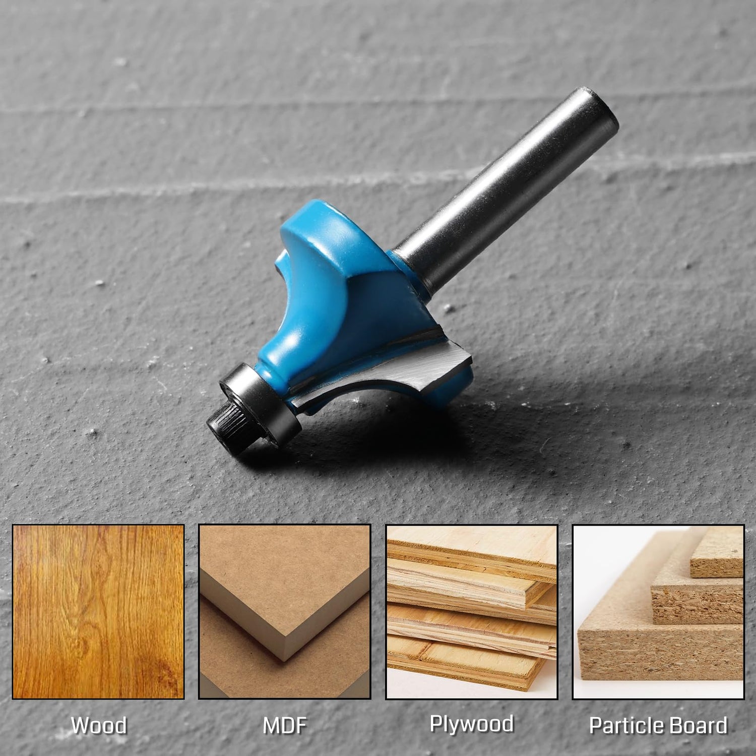 Genmitsu 15pcs 1/4 Inch Shank Router Bits Set, Woodworking Tools for Trim, Groove & Edge Treatment, DIY, CNC Machine Engraving, Woodworking Project, Genmitsu