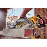 DEWALT FLEXVOLT 60V MAX* Circular Saw Kit, 7-1/4-Inch, Worm Style, 9.0Ah Battery (DCS577X1) DEWALT