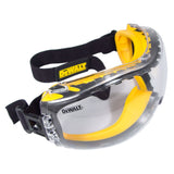 DEWALT GOGGLE Concealer Clear Safety Work Goggle DPG82-11D DEWALT