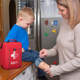 【2024 Upgrade】 Comprehensive First Aid Kit with Labelled Compartments, Molle System Emergency Kits for Car,Home,Hiking, Backpacking, Camping, Homestockplus