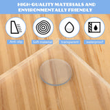 40PCS 25mm Glass Table Top Bumper, Anti Slip Pads Rubber Glass Table Top Grippers Silicone Rubber Pads Non-Adhesive Clear Cushioning pad for Dining, Teaaha