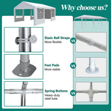 GARTOO 13' x 20' Canopy Party Tent & Carport - Heavy Duty Outdoor Wedding Gazebo with 4 Sand Bags, Event Shelter Canopy for Outdoor Event, Wedding, GARTOO