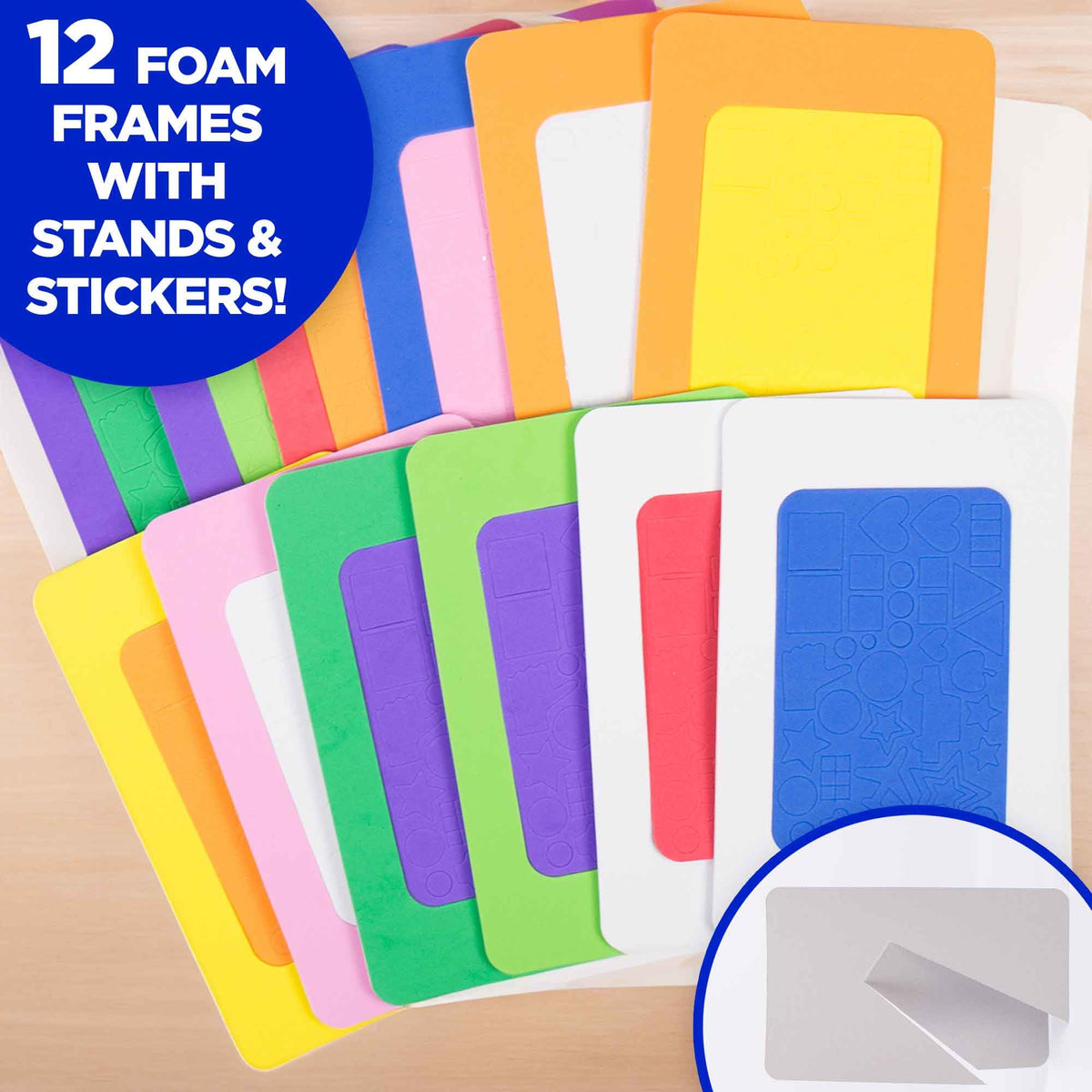 Horizon Group USA DIY Foam Picture Frame Craft Kit, 12-Pack of 4x6-Inc ...