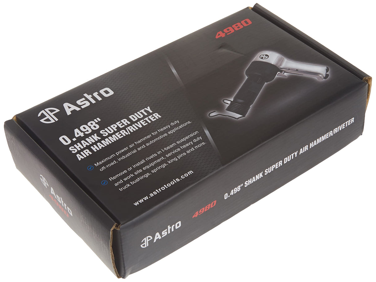 Astro Pneumatic Tool 4980 0.498" Shank Super Duty Air Hammer/Riveter Astro Pneumatic Tool