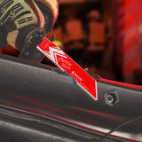 EZARC Carbide Reciprocating Saw Blade R678HM Endurance for Thick Metal, Cast Iron, Alloy Steel 6-Inch 8TPI, 3-Pack EZARC