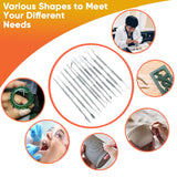 Stainless Steel Wax Carvers Set, Polymer Pottery Clay Spatula Carving Tool for Modeling, Sculpting and Shaping, Set of 12 TIT COOPOPE