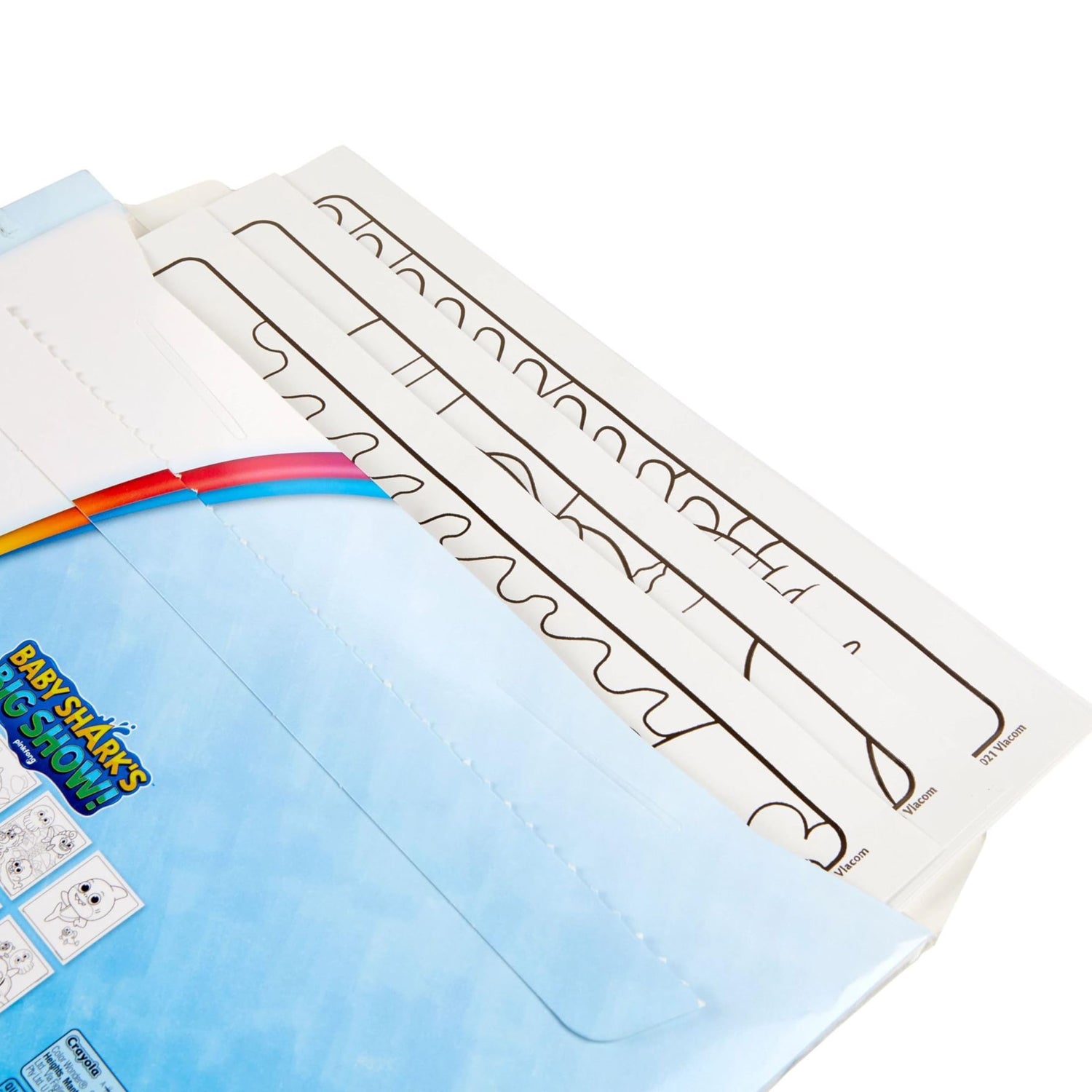 Crayola Baby Shark Color Wonder Pages, Mess Free Coloring For Toddlers, Kids Holiday Gift, Stocking Stuffer, Travel Activities Crayola