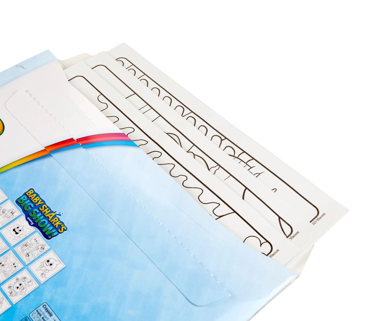 Crayola Baby Shark Color Wonder Pages, Mess Free Coloring For Toddlers, Kids Holiday Gift, Stocking Stuffer, Travel Activities Crayola