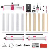 NymoLabs NBX-5040 CNC Router Machine with Custom-Made 710W 7000-30000 RPM Trim Router Spindle & ER-11 Collet, Milling Engraving for Wood Acrylic NYMOLABS