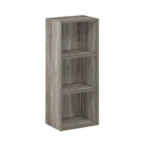 Furinno Luder Bookcase / Book / Storage , 3-Tier, Frenck Oak Furinno