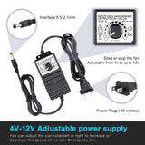 Wathai 120mm x 32mm Blower Centrifugal Fan 110V 220V AC Powered Fan with Speed Controller 4V to 12V, DC Dual Ball High Airflow for Receiver DVR Xbox Wathai