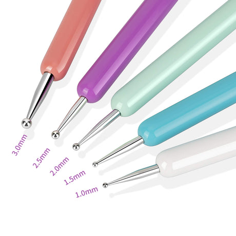 5 Pcs Pattern Tracing Stylus, Ball Embossing Stylus for Transfer Paper, Tracing Tools for Drawing, Embossing Tools for Paper, Art Dotting Tools for COYAHO