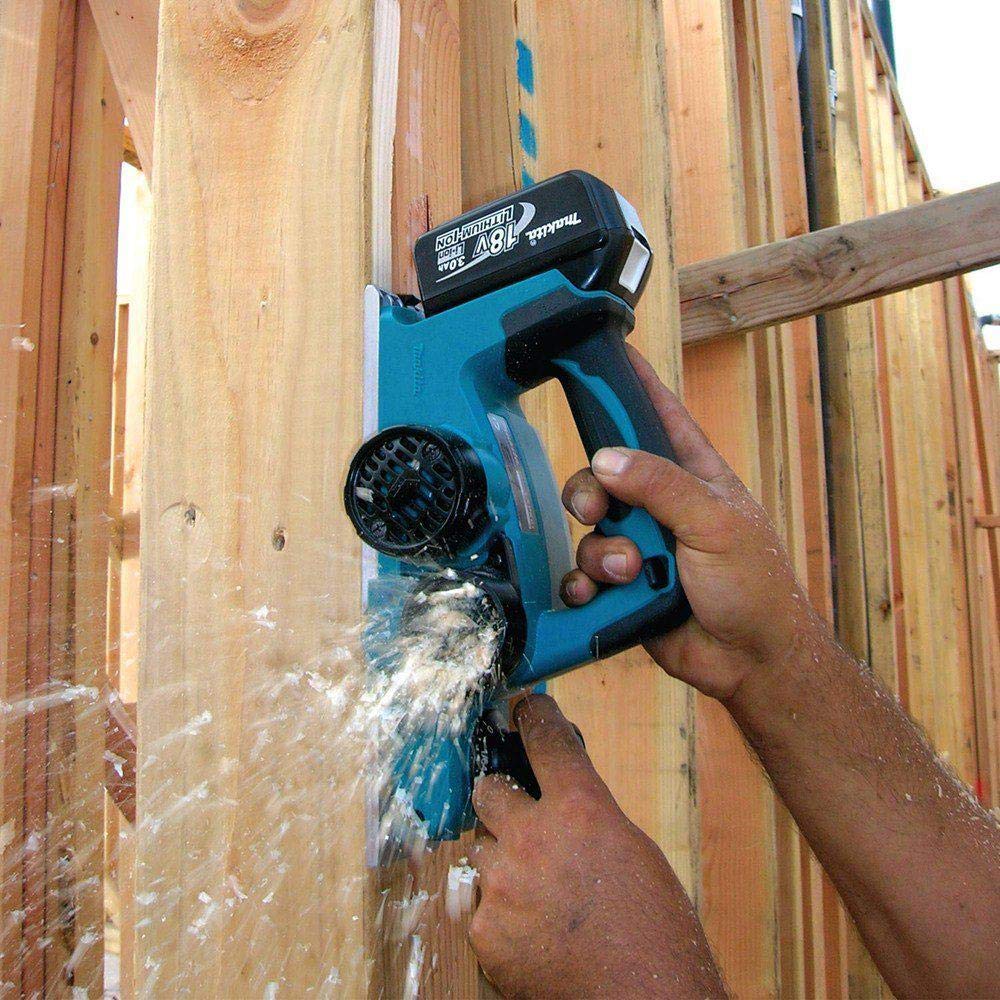 Makita XPK01Z 18V LXT Lithium-Ion Cordless 3-1/4-Inch Planer, Tool Only Makita