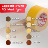 XFasten Double Sided Woodworking Tape 1-inch 180-Feet Total 3-Pack Double Stick Tape for Router Templates for Woodworking Tools; Wood Crafter Double XFasten