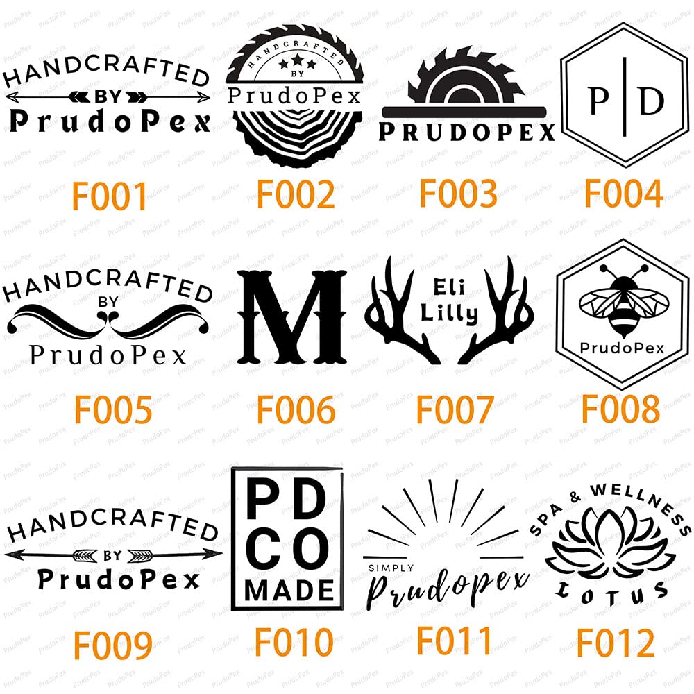 Customisable PrudoPex Metal Branding Iron for Personalised Stamps on Wood, Leather, and More