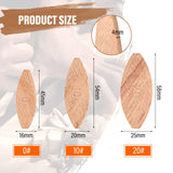Beechwood Joiner Biscuits Number 0, 10, 20 Wood Joining Biscuits Woodworking Biscuits Assorted Beech Wood Chips for Crafting Woodworking (300) Yalikop