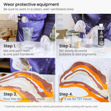 Arteza Epoxy Resin Kit, 30-Piece Set, Engaging Craft Supplies & Materials, Resin Accessories Includes 2 x 8-oz Bottles and Hardener, 3 Silicone ARTEZA