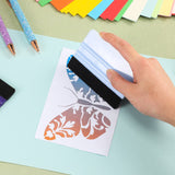 4 Pieces Weeding Tools for Vinyl, Includes 2 Pieces Glitter Craft Vinyl Weeding Pin Pen Retractable Air Release Weeding Pen with 2 Pieces Scrapers Chinco