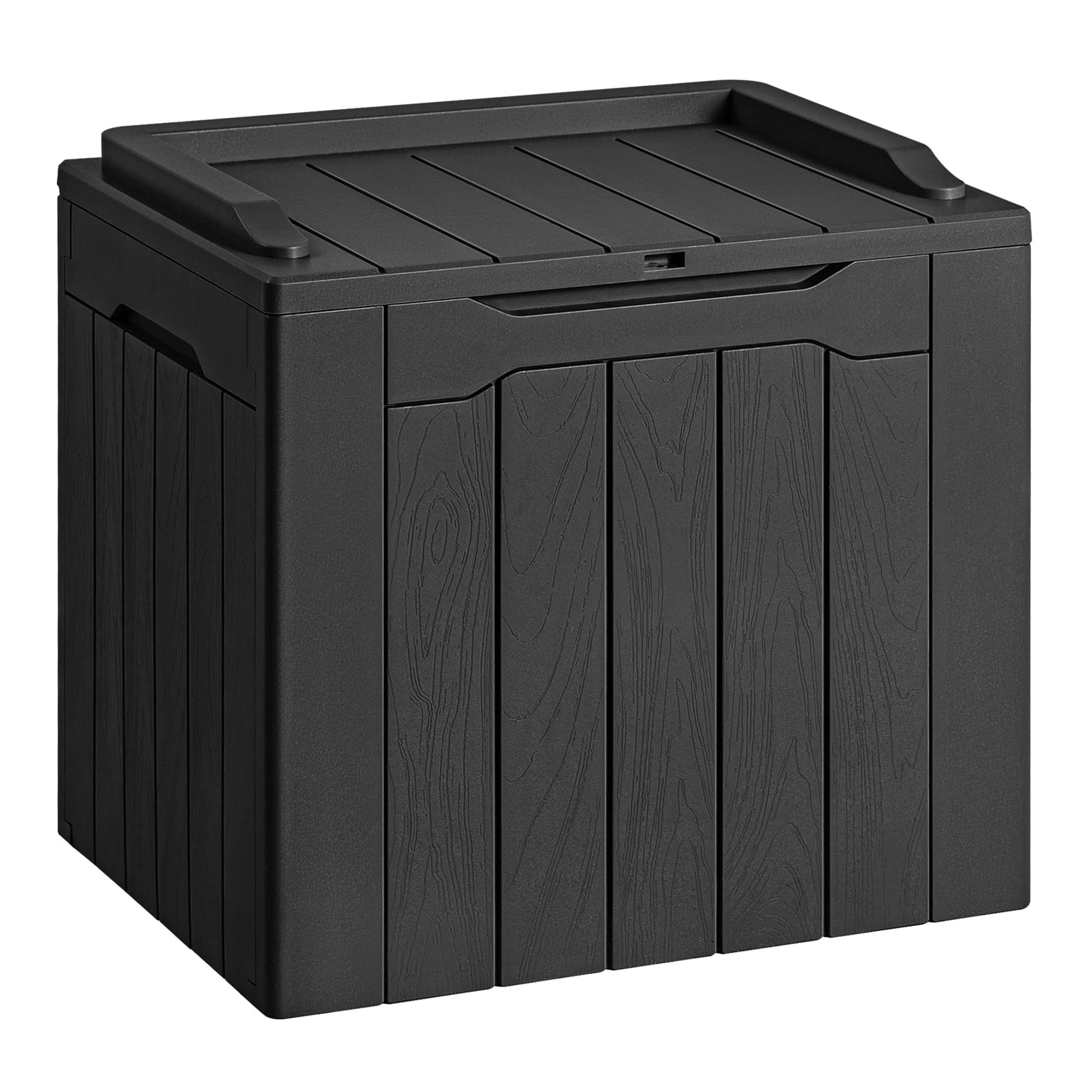 Devoko 30 Gallon Resin Deck Box Outdoor Indoor Waterproof Storage Box for Patio Pool Accessories Storage for Toys Cushion Garden Tools (30 Gallon, Devoko