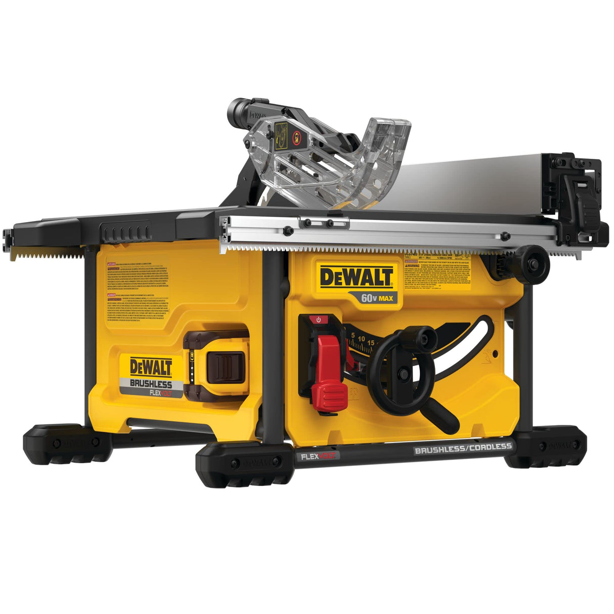 DEWALT FLEXVOLT 60V MAX* Table Saw, 8-1/4-Inch (DCS7485T1) DEWALT