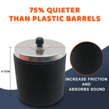 VIYUKI Professional Rock Tumbler Kit - Double Drum 6LB Lapidary Polisher for Adults (Double Barrel), Includes Rough Gemstones, 8 Polishing Grits, VIYUKI