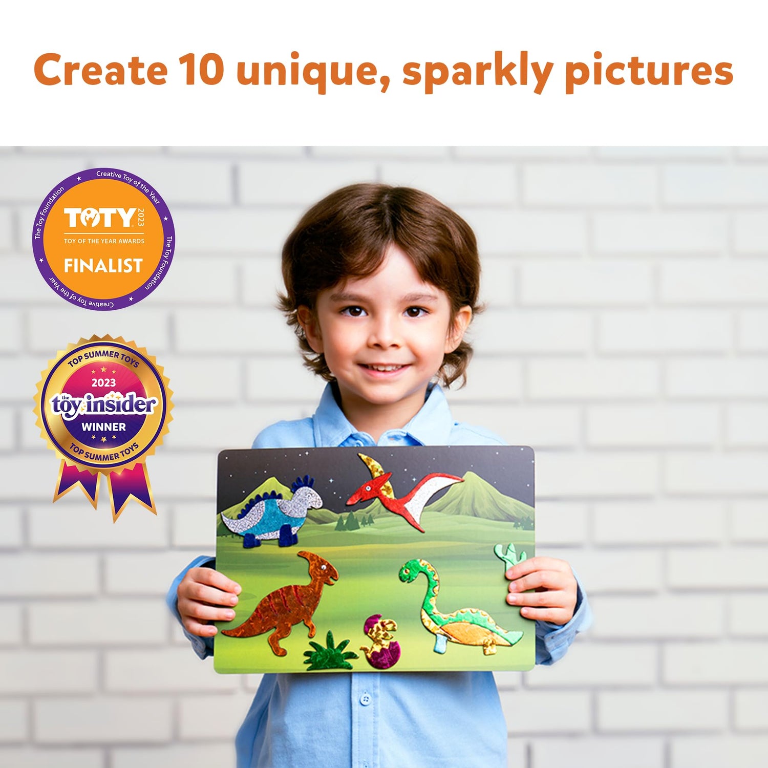 Skillmatics Foil Fun Dinosaurs Theme & Fun with Foam Underwater Animals Theme Bundle, Art & Craft Kits, DIY Activities for Kids Skillmatics