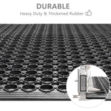 ROVSUN Rubber Floor Mat with Holes, 24''x 36'' Anti-Fatigue/Non-Slip Drainage Mat, for Industrial Kitchen Restaurant Bar Bathroom, Indoor/Outdoor ROVSUN