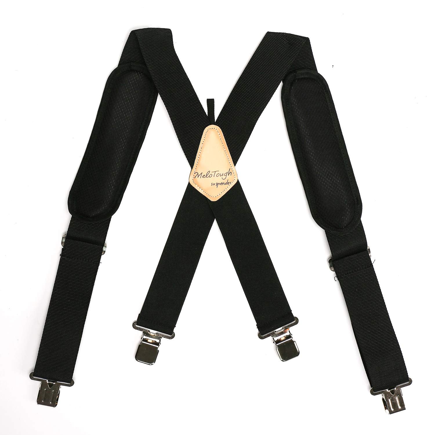 MELOTOUGH Padded Tool Belt Work Suspenders With Super Strong Clip for Carpenter's Suspension Rig construction suspenders for men MELOTOUGH