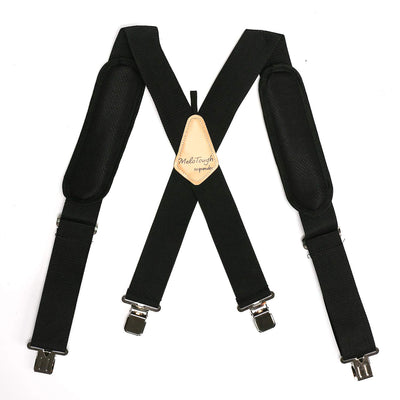 MELOTOUGH Padded Tool Belt Work Suspenders With Super Strong Clip for Carpenter's Suspension Rig construction suspenders for men