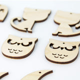 20 Halloween Unfinished Wood Laser Cut Earring Earrings Jewelry Crafts Blanks Owl,Ghost,Moon,Cat,Spider,Spiderweb,Pumpkin,Bat,Witch Hat,Tombstone Texan Wood Crafts