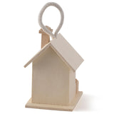 4.7" Heart & Fence Birdhouse by Make Market - Unfinished Hanging Birdhouse Made of 100% Wood, Outdoor Nesting Boxes - Bulk 12 Pack Make Market