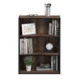 Furinno Pasir 3-Tier Open Shelf Bookcase, Columbia Walnut Furinno