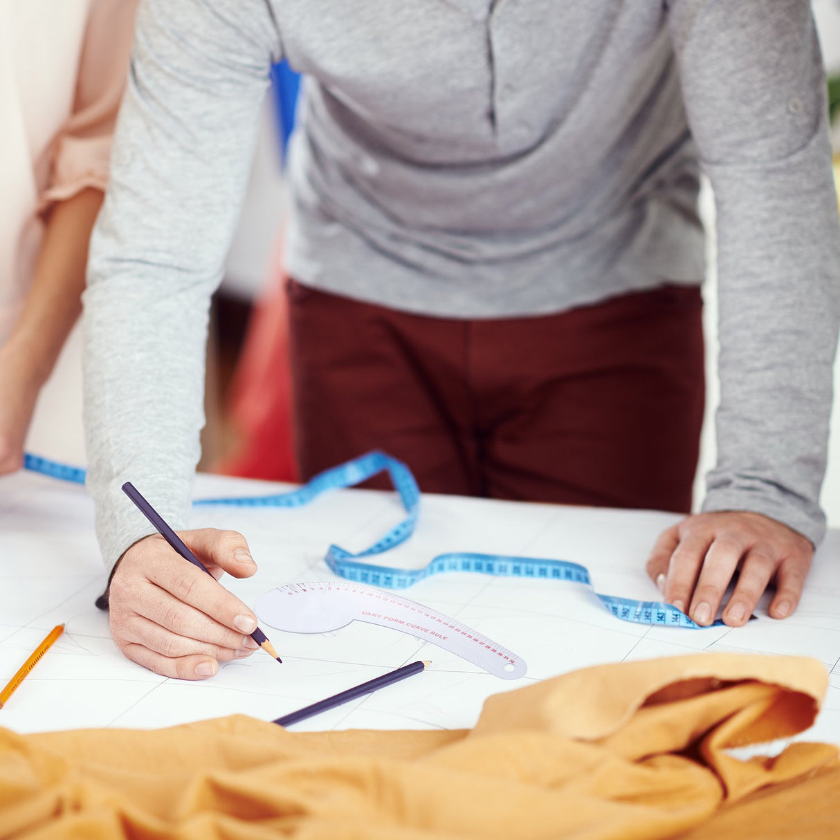 Boao 6 Pieces Sewing Curved Ruler Curved Sewing Rulers Set French Metric Ruler Plastic Sewing Tools Metric Curve Shaped Rulers Making Ruler Kit for Boao