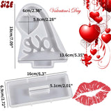 Love Photo Frame Resin Molds Epoxy Resin Picture Frame Mold Handmade Silicone Mold Resin Casting Molds for DIY Valentine's Day Gifts Ornament Crafts OMDBAGD