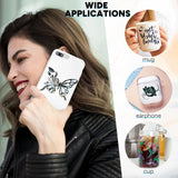 Tintnut Permanent Vinyl - 12 Sheets 12"x10", Marble Permanent Adhesive Vinyl Sheets, Watercolor Gold Pattern Self Sticker Waterproof Vinyl Compatible Tintnut