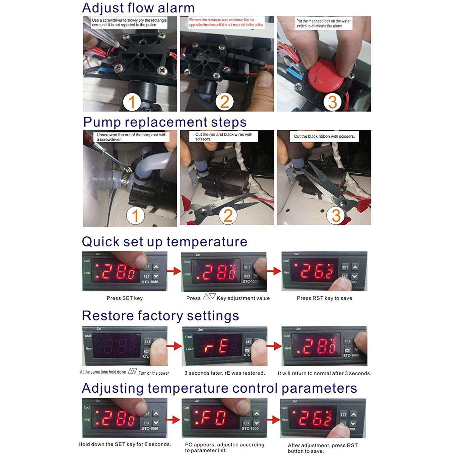 110V Water Chiller 9L High-Capacity Industrial Water Chiller Thermolysis Industrial Water Cooling Chiller for 60W 80W CO2 Glass Tube Laser Engraving cjc