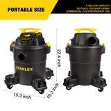 Stanley - SL18116P Wet/Dry Vacuum, 6 Gallon, 4 Horsepower Black Stanley