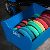 SGCB Automotive Mobile Rolling Mechanics Stool - Heavy Duty Roller Creeper Seat Soft Rubber Cushion Brake Wheels Storage Drawers Tray Roller Seat for SGCB
