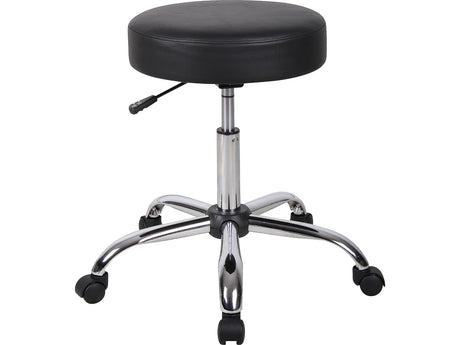 Boss Office Products Be Well Medical Spa Stool in Black Boss Office Products