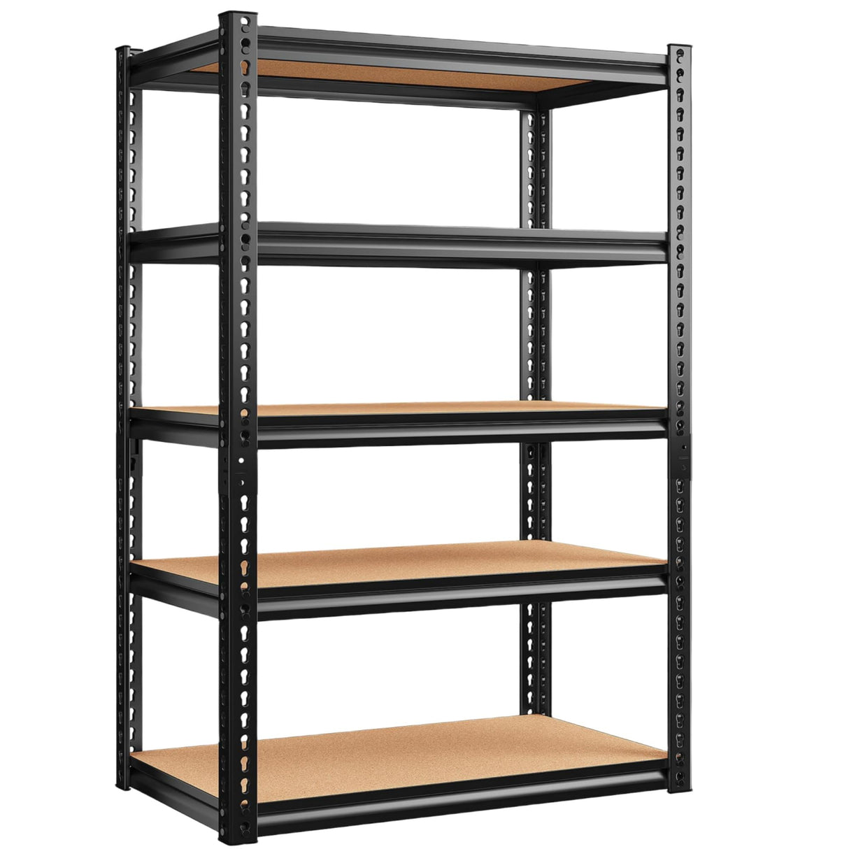 Bepatio Garage Shelving 5 Tier Storage Shelves Heavy Duty Shelving Adjustable Garage Storage Shelves Metal Shelves for Storage Loads 1500LBS Metal Bepatio