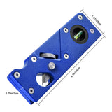 Chamfer Plane, Woodworking Handheld Chamfer Planer with Cutter Heads, Quick Edge Corner Flattening Tool with Auxiliary Locator, Metal Manual Block dcvbny