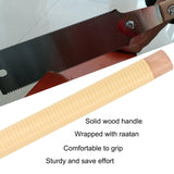 WEIMELTOY 10” SK5 Blade Hand Saw, Double Edge 3 Side Grinding Teeth Japanese Pull Saw, Impulse Hardening Steel Teeth,Sharp and Light Woodworking WEIMELTOY