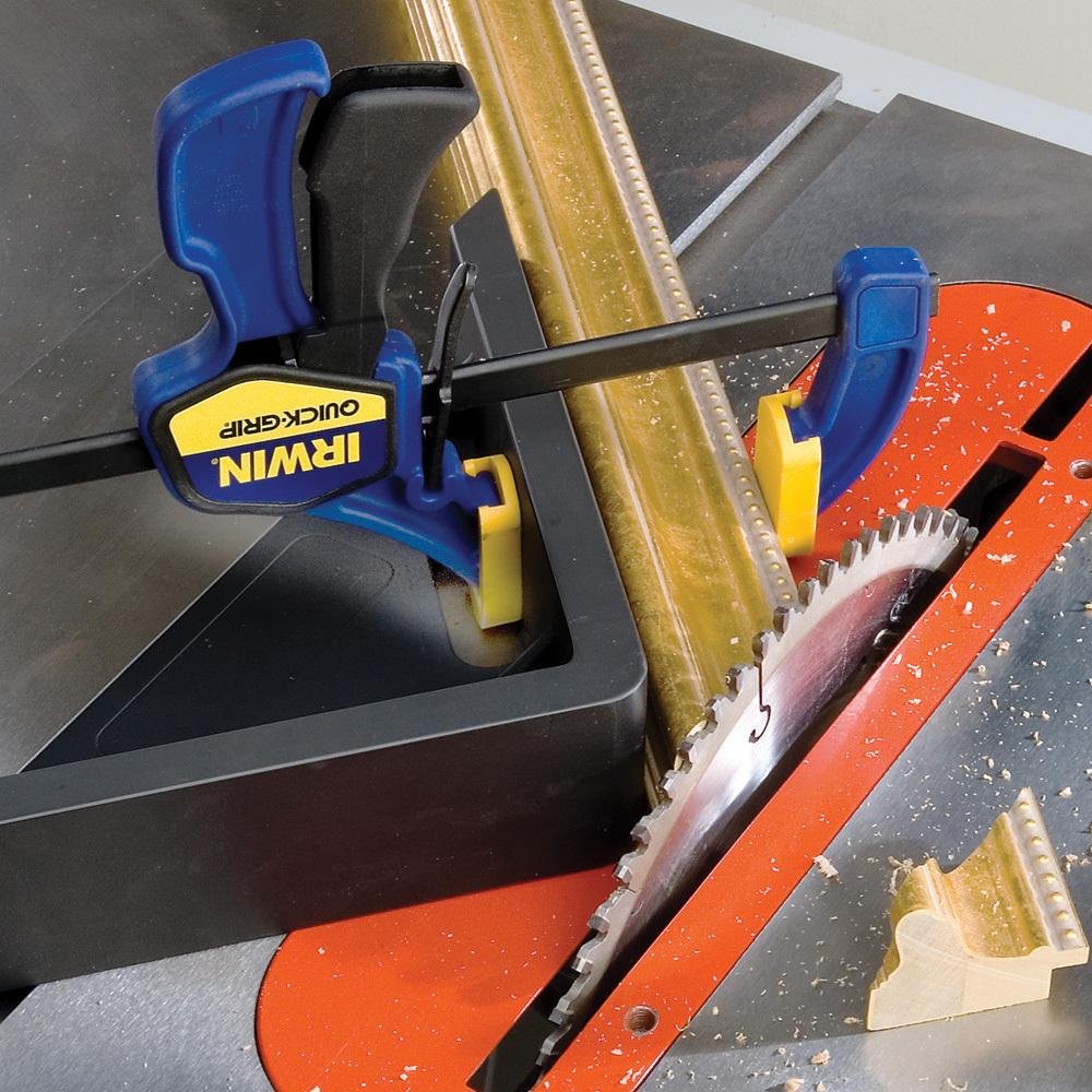 Rockler 45 Degree Miter Sled for Table Saw - Miter Saw Sled Ensures Durability & Low-Friction Sliding - Table Saw Accessories Fits Standard 3/8" x ROCKLER