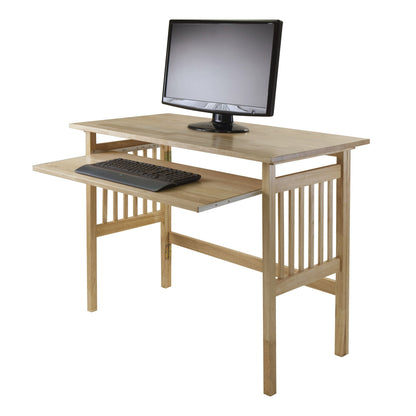 Winsome Wood Mission Home Office, Natural, 40.0 x 20.0 x 30.0 - WoodArtSupply