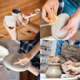 Blisstime 18PCS Clay Sculpting Tools, Basic Clay Pottery Carving Tool Kit with Wooden Handles and Tool Bag Blisstime