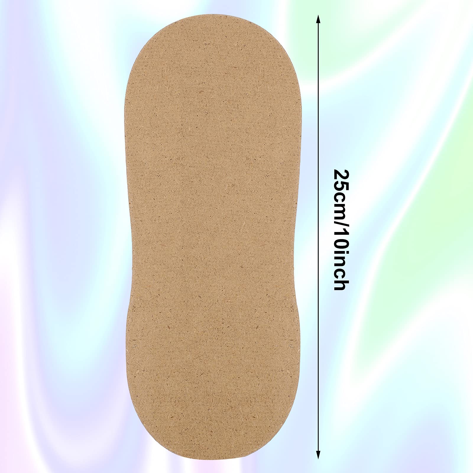 2 Pieces Short Sock Jigs MDF Sublimation Printing Sock Jig Heat Press Dye Wood Sock Jigs for Printing DIY Pattern Blank Socks Sublimation - WoodArtSupply