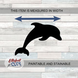 Dolphin Wood Cutouts for crafts, Laser Cut Wood Shapes 5mm thick Baltic Birch Wood, Multiple Sizes Available Elliefont Styles