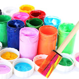 MIDELONG 1-inch Black Foam Paint Brushes Set, Wood Handle Sponge Brush Sponge Paint Brushes Durable Foam Brushes for Painting, Acrylics, Stains, MIDELONG